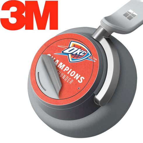 2025 NBA Champions Oklahoma City Thunder Surface Headphones Skin